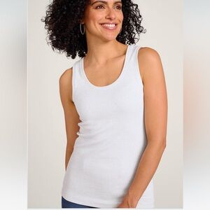 Soft Surroundings Light Oatmeal Heather Tank‎ NWT Size XL